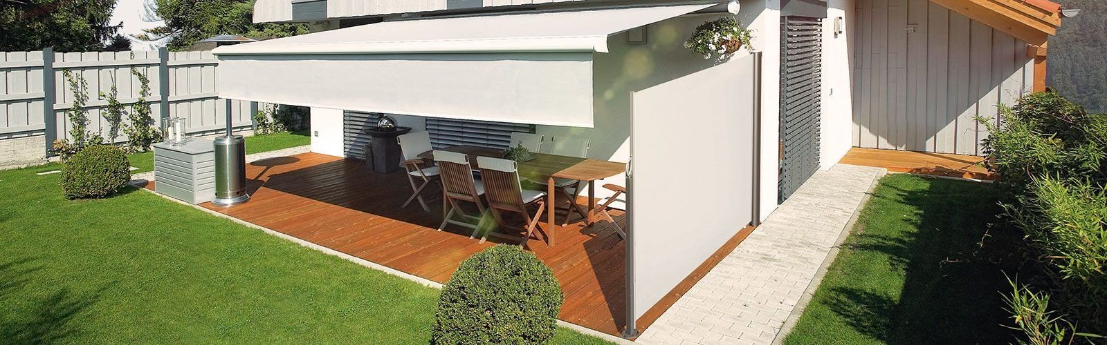 Markisen als Sonnenschutz für Garten, Balkon & Terrasse
